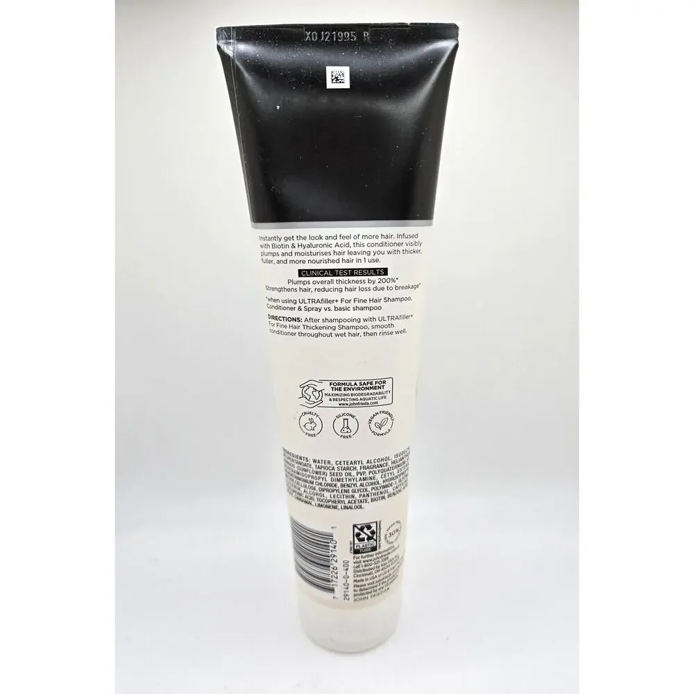 NEW John Frieda Ultra Filler+ for Fine Hair Thickening Conditioner 10 Fl Oz